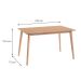 Mesa de Jantar Retângular Finlândia Natural
