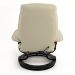 Poltrona de Massagem com Puff Louisiana Creme