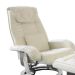 Poltrona de Massagem com Puff Louisiana Creme