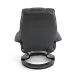 Poltrona de Massagem com Puff Louisiana Preto