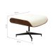 Puff Ottoman Charles Eames Branco