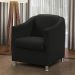 Poltrona Decorativa para Sala Tilla Suede Preto Rocha Móveis