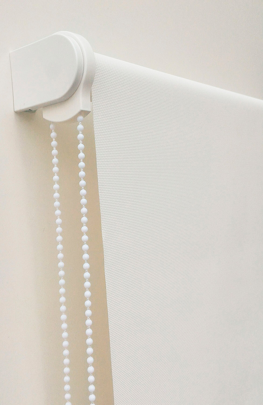 Persiana Rolô 1% - 2,40 larg x 2,70 alt - Branco Off-White - Rollflex