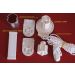 Persiana Rolô 1% - 2,40 larg x 2,70 alt - Branco Off-White - Rollflex