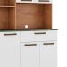 Cozinha Compacta Tannat Gold 8 Portas 1 Gaveta Castanho e Branca