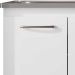 Balcão de Cozinha 120 cm 3 Portas 1 Gaveta s/ Tampo Franca Branco