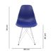 Cadeira Jantar Eiffel Eames Azul Marinho Ferro Cromado