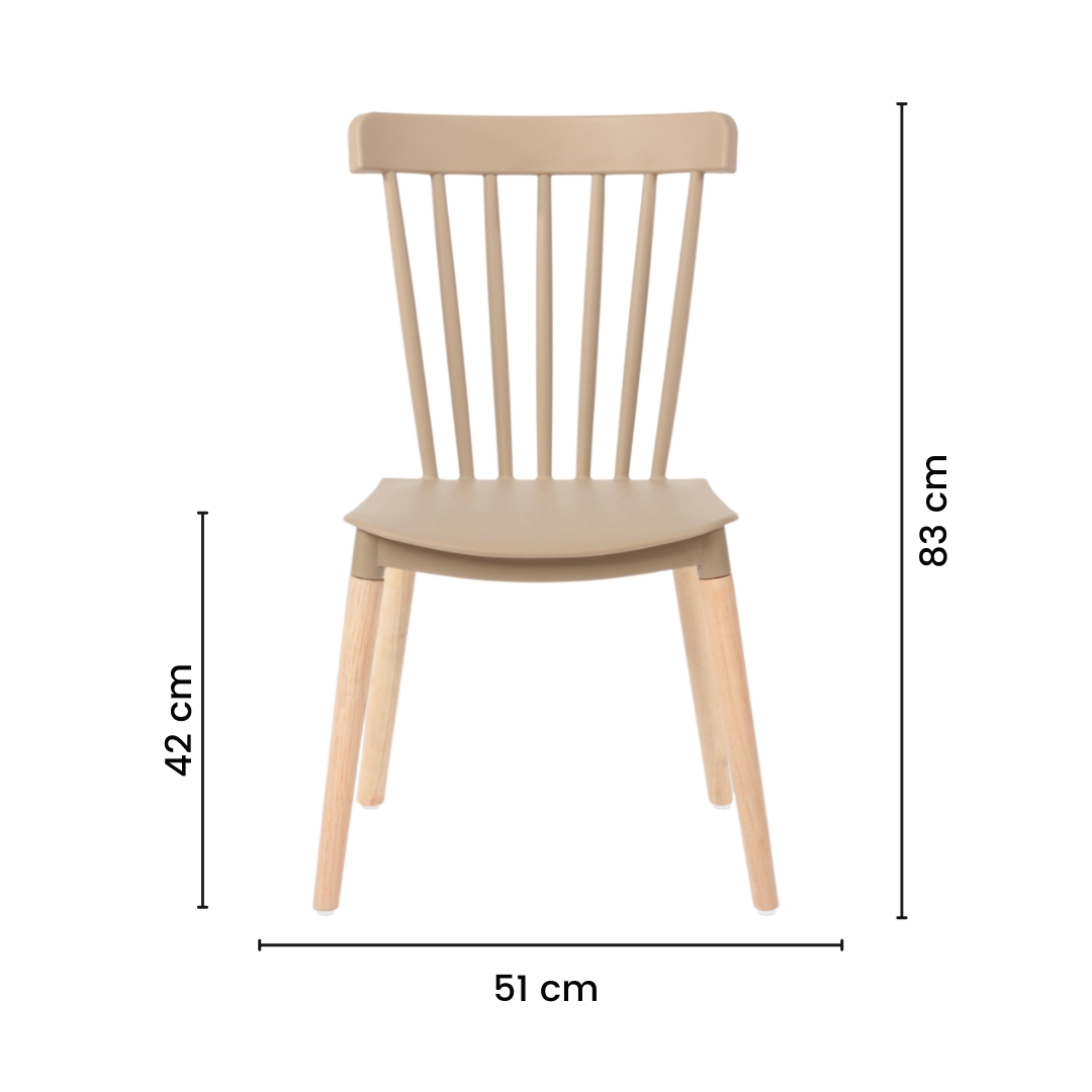 Cadeira Windsor de Jantar Eames Fendi