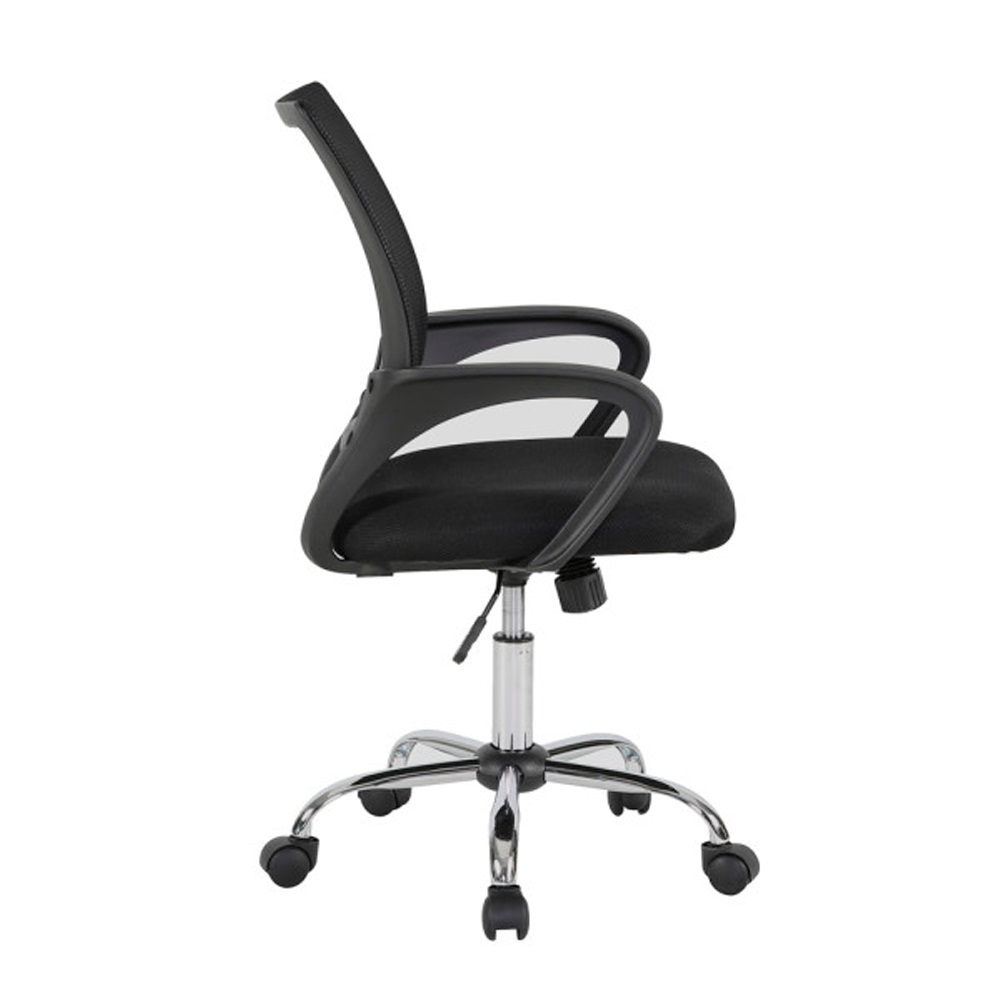 Kit 2 Cadeiras Giratórias Ergonômicas Escritório Preta