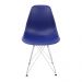 Kit 2 Eiffel Eames Azul Marinho Ferro Cromado