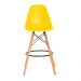 Kit 3 Banquetas Design Eiffel Eames Amarela