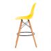 Kit 3 Banquetas Design Eiffel Eames Amarela