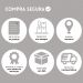 Kit 3 Banquetas Design Eiffel Eames Amarela