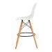 Kit 3 Banquetas Design Eiffel Eames Branca