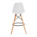 Kit 3 Banquetas Design Eiffel Eames Branca