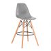 Kit 3 Banquetas Design Eiffel Eames Cinza