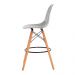 Kit 3 Banquetas Design Eiffel Eames Cinza