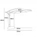 Ombrelone Noronha Standard 3m Diametro C/ Base 60L