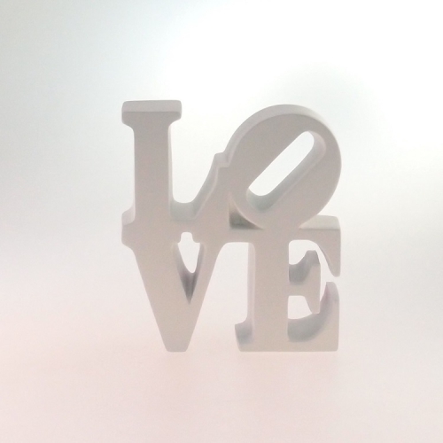 Letreiro Love Decorativo P/ Mesa Branco