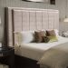 Cabeceira Opala Cama Box Casal 140cm Linho Capuccino - SSX Multicoisas