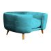 Cama Pet Poltrona Hannah Luxo Suede Azul Turquesa - SSX Multicoisas