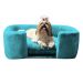 Cama Pet Poltrona Hannah Luxo Suede Azul Turquesa - SSX Multicoisas