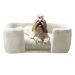 Cama Pet Poltrona Hannah Luxo Suede Bege - SSX Multicoisas