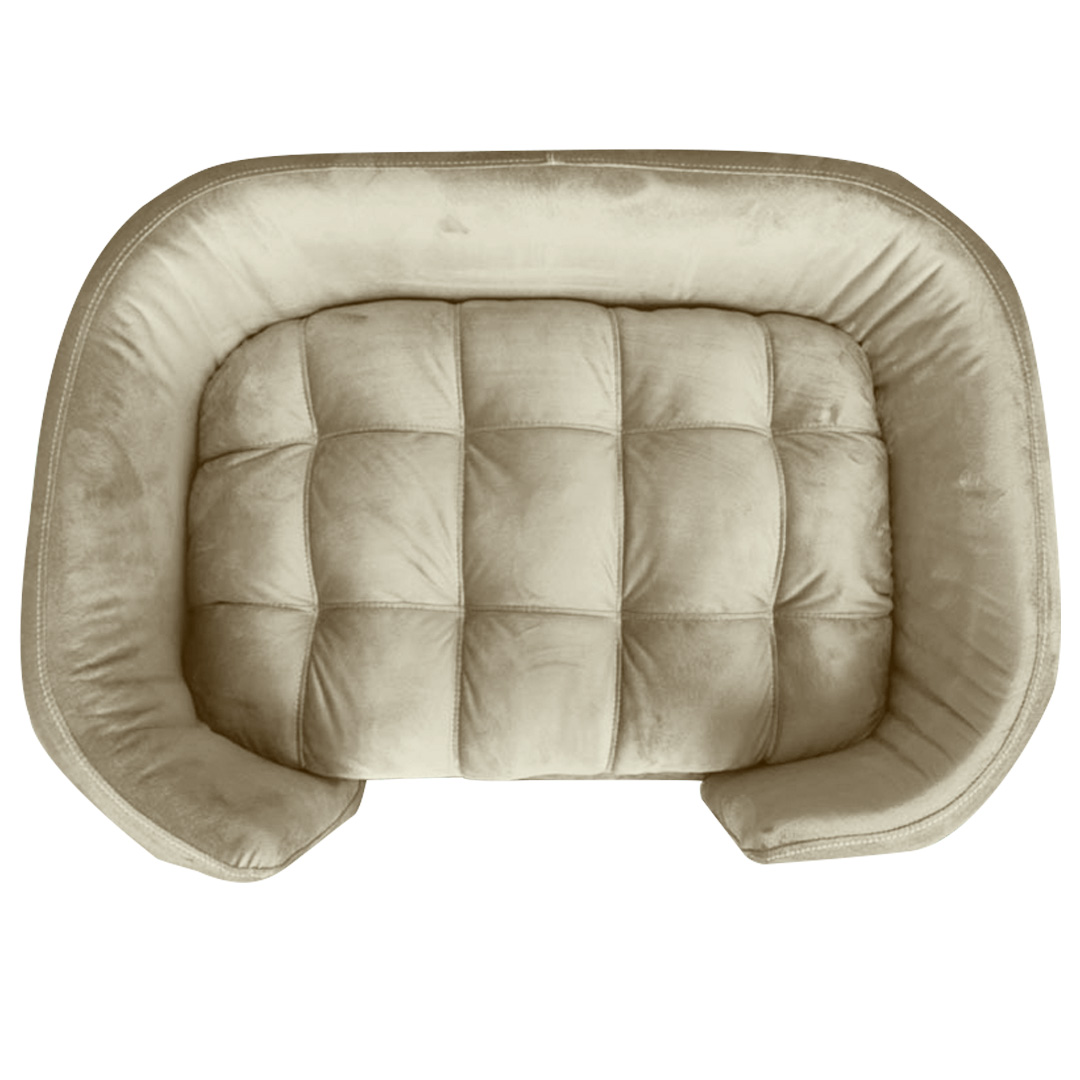 Cama Pet Poltrona Hannah Luxo Suede Capuccino - SSX Multicoisas