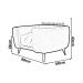 Cama Pet Poltrona Hannah Luxo Suede Capuccino - SSX Multicoisas