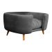 Cama Pet Poltrona Hannah Luxo Suede Cinza - SSX Multicoisas