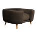 Cama Pet Poltrona Hannah Luxo Suede Marrom - SSX Multicoisas
