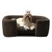 Cama Pet Poltrona Hannah Luxo Suede Marrom - SSX Multicoisas