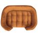 Cama Pet Poltrona Hannah Luxo Suede Terracota - SSX Multicoisas