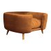 Cama Pet Poltrona Hannah Luxo Suede Terracota - SSX Multicoisas