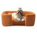 Cama Pet Poltrona Hannah Luxo Suede Terracota - SSX Multicoisas