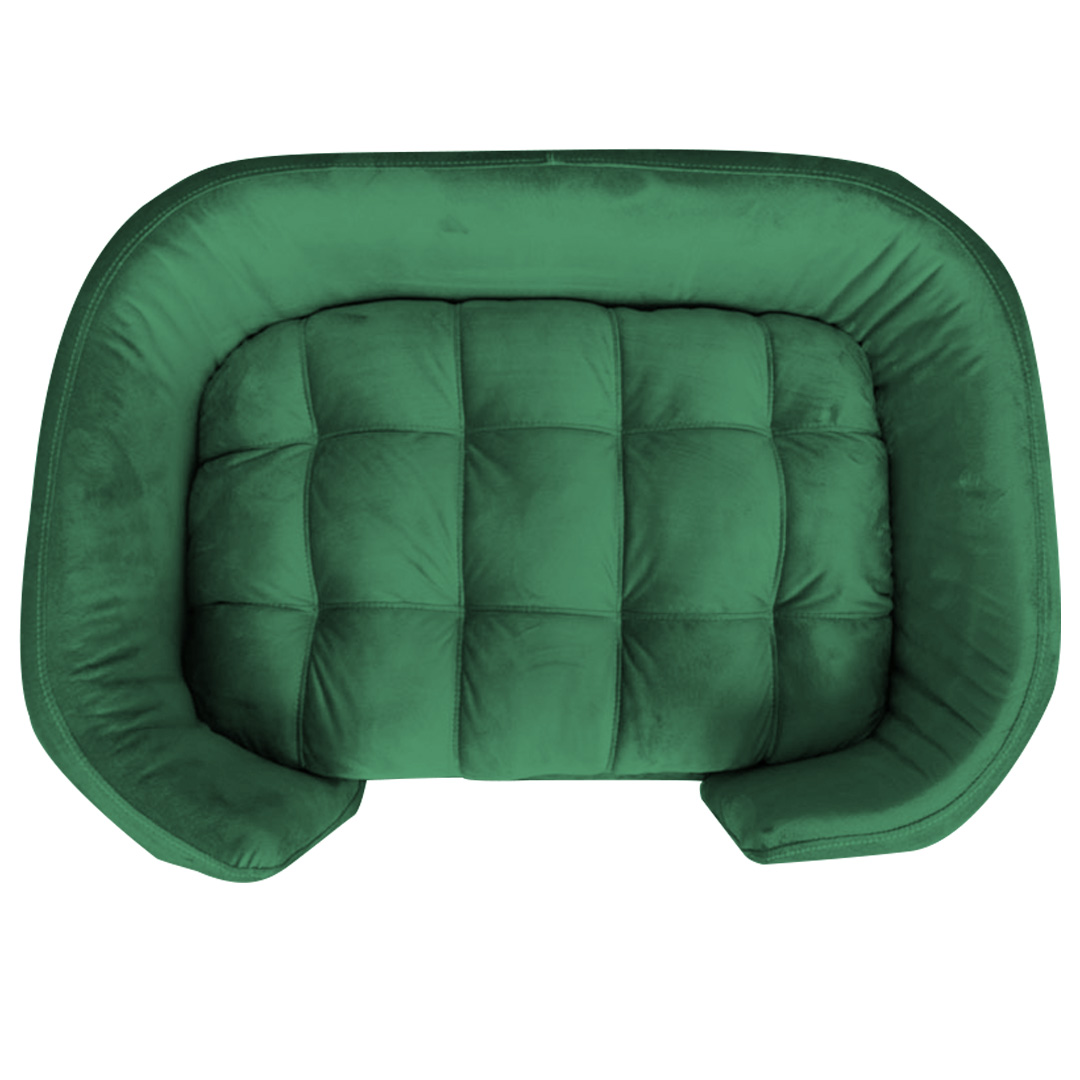 Cama Pet Poltrona Hannah Luxo Suede Verde - SSX Multicoisas