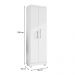 Armário Lavanderia Multiuso Isabela 2 Portas Branco - Saga Decor