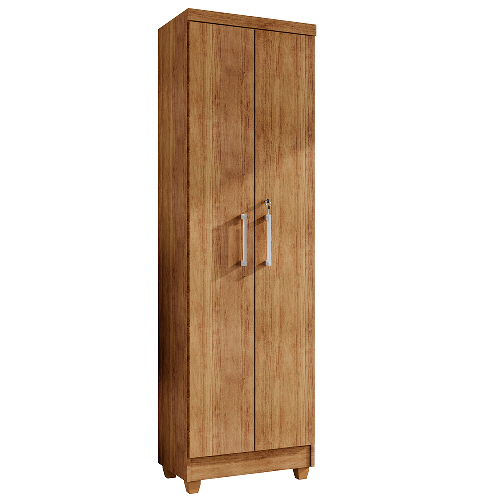 Armário Lavanderia Multiuso Isabela 2 Portas Cedro - Saga Decor