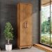 Armário Lavanderia Multiuso Isabela 2 Portas Cedro - Saga Decor