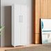 Armário Lavanderia Multiuso Nina 2 Portas Branco - Saga Decor