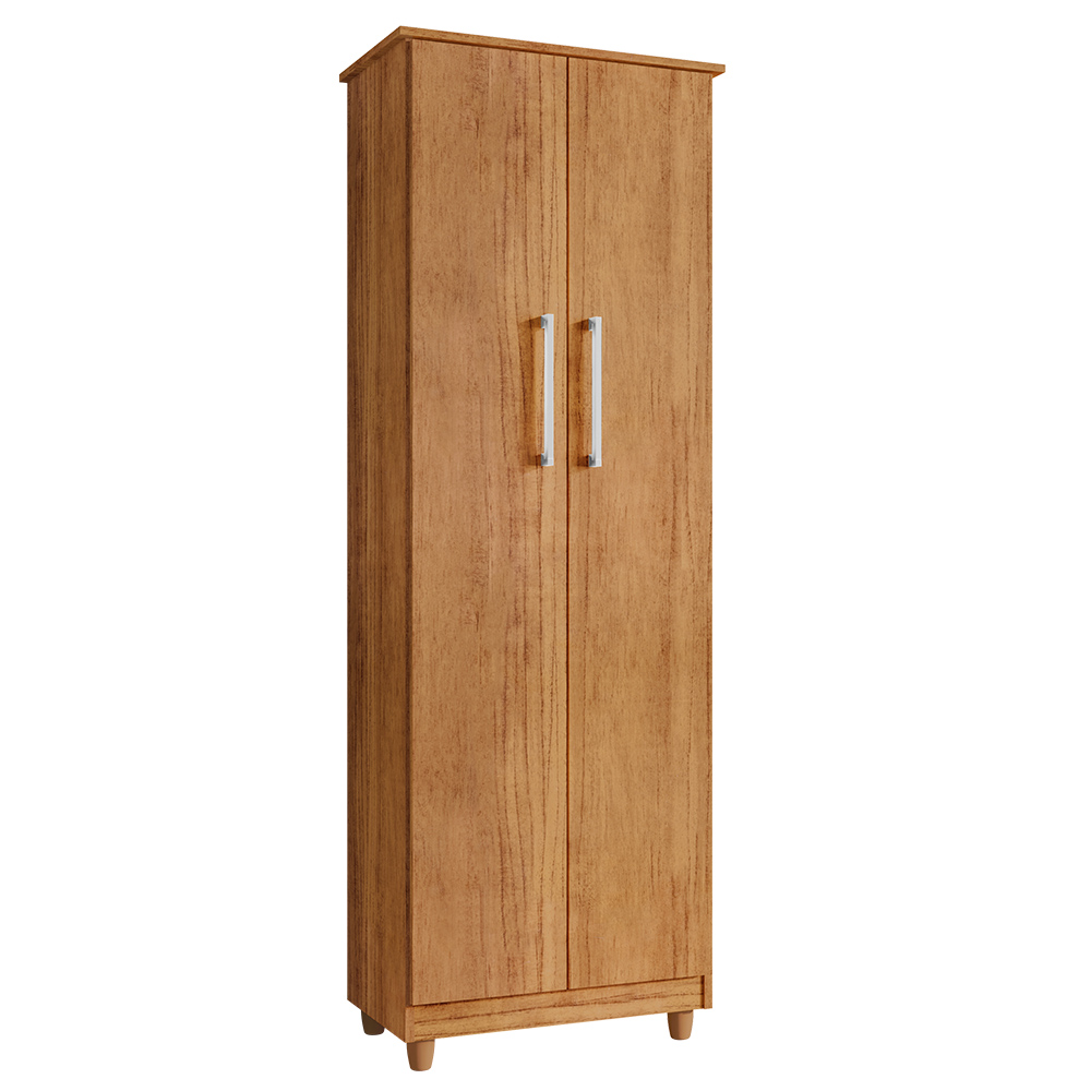 Armário Lavanderia Multiuso Nina 2 Portas Cedro - Saga Decor