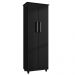 Armário Lavanderia Multiuso Nina 2 Portas Preto - Saga Decor