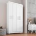 Armário Lavanderia Multiuso Samanta 4 Portas Branco - Saga Decor