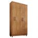 Armário Lavanderia Multiuso Samanta 4 Portas Cedro - Saga Decor