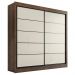 Guarda Roupa Casal 2 Portas 4 Gavetas Blumenau Ypê Areia - Saga Decor
