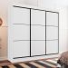 Guarda Roupa Casal 3 Portas de Correr 8 Gavetas Tókio Branco - Saga Decor