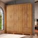 Guarda Roupa Casal 6 Portas 4 Gavetas Santiago ll Cedro - Saga Decor