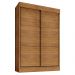 Guarda Roupa Solteiro 2 Portas Deslizante 4 Gavetas Chicago Cedro - Saga Decor