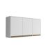 Armário Aéreo 3 portas Barcelona Salleto Branco