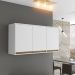 Armário Aéreo 3 portas Barcelona Salleto Branco
